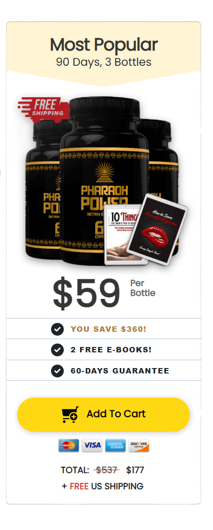 buy pharaoh power 3 bottles